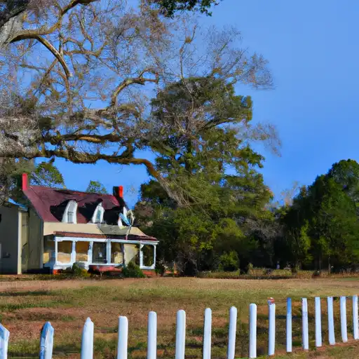 Rural homes in Baldwin, Alabama