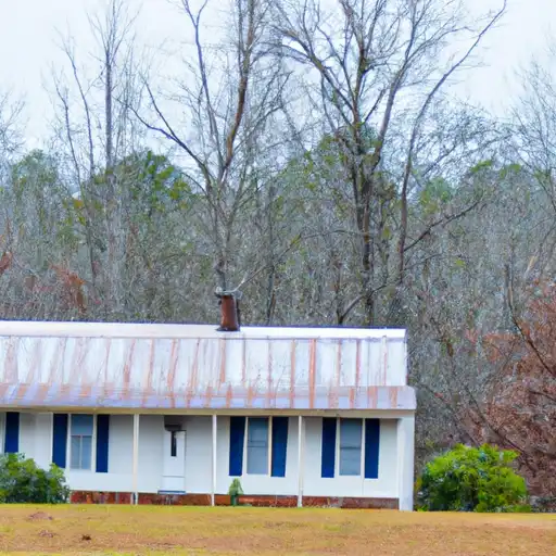 Rural homes in Barbour, Alabama