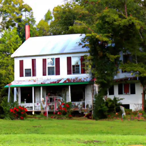 Rural homes in Blount, Alabama