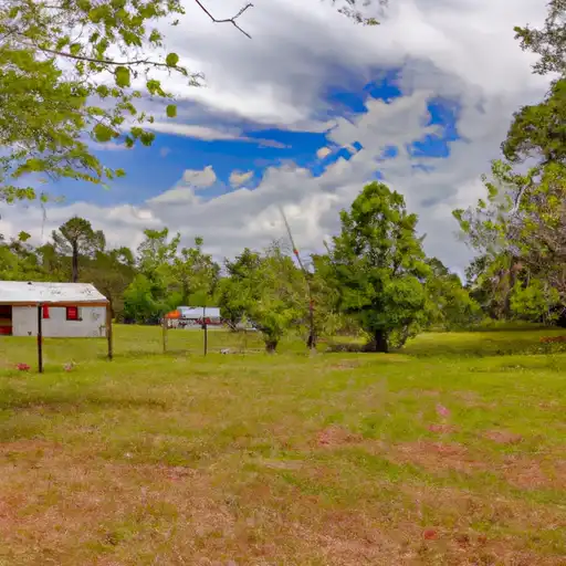 Rural homes in Calhoun, Alabama
