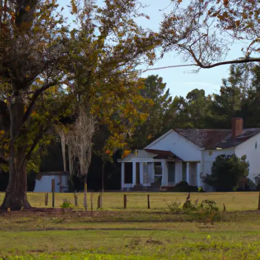 Rural homes in Colbert, Alabama