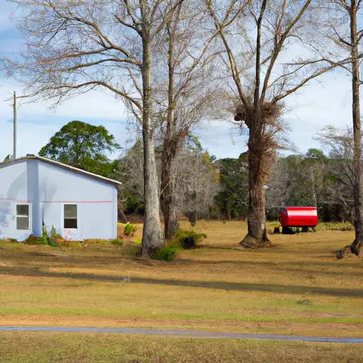 Rural homes in Crenshaw, Alabama