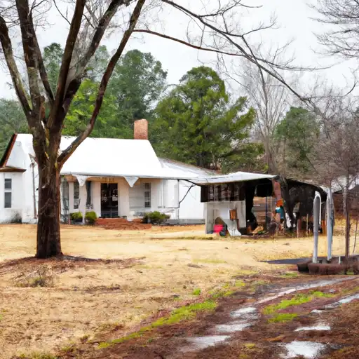 Rural homes in Etowah, Alabama