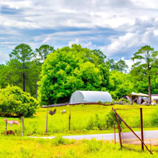 Rural homes in Geneva, Alabama