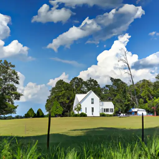 Rural homes in Jackson, Alabama