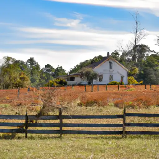 Rural homes in Lee, Alabama