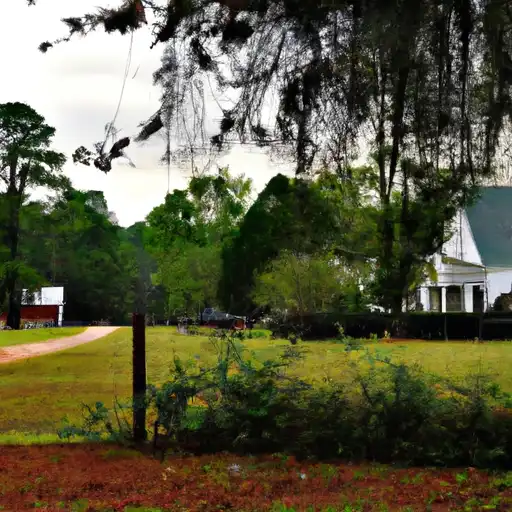 Rural homes in Tuscaloosa, Alabama