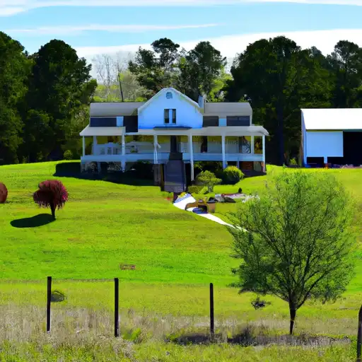 Rural homes in Washington, Alabama