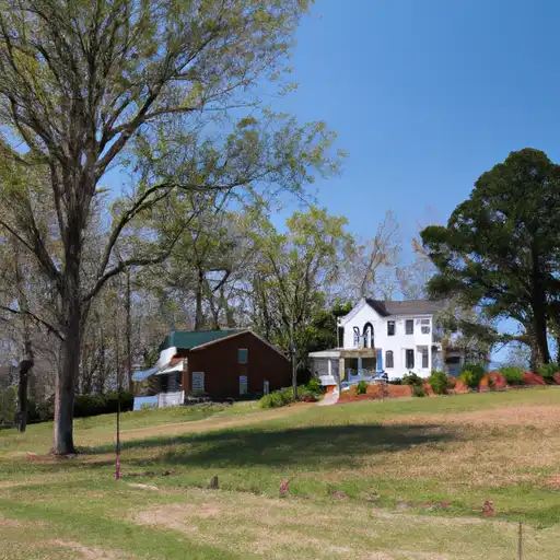 Rural homes in Benton, Arkansas