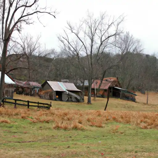 Rural homes in Bradley, Arkansas