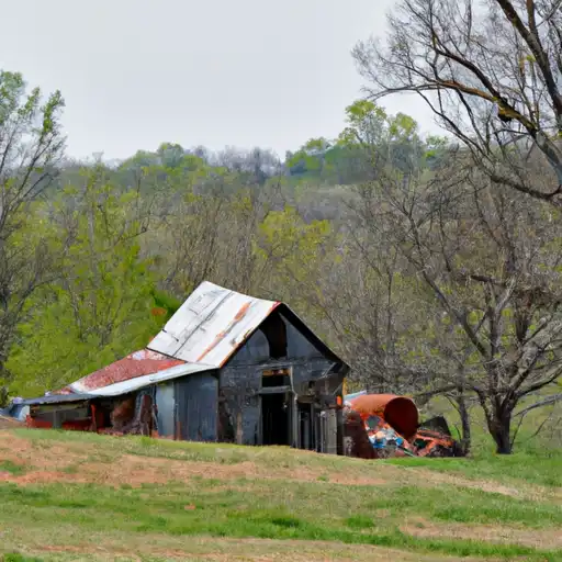 Rural homes in Garland, Arkansas
