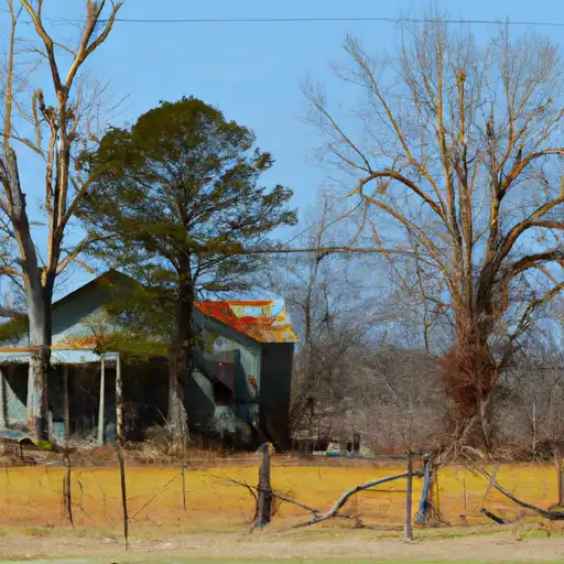 Rural homes in Lawrence, Arkansas