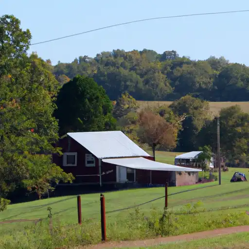 Rural homes in Little River, Arkansas