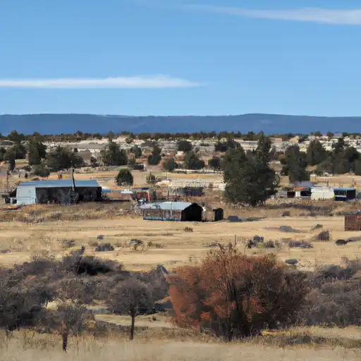 Rural homes in Gila, Arizona