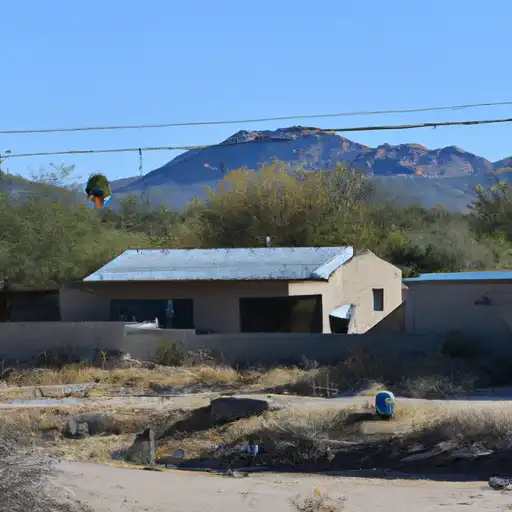 Rural homes in Pima, Arizona