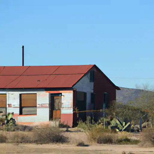 Rural homes in Yuma, Arizona