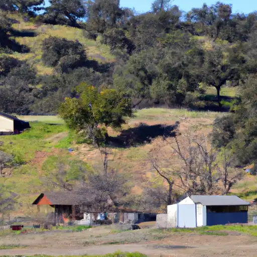 Rural homes in Kings, California
