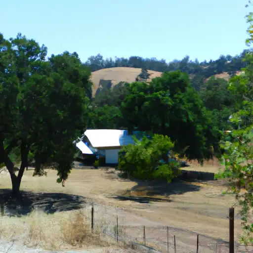 Rural homes in Placer, California