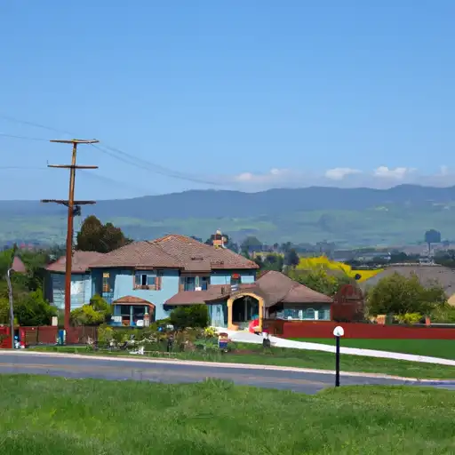 Rural homes in Santa Clara, California