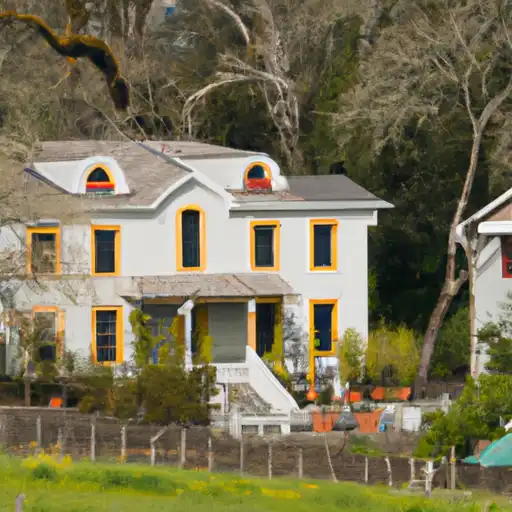 Rural homes in Sonoma, California