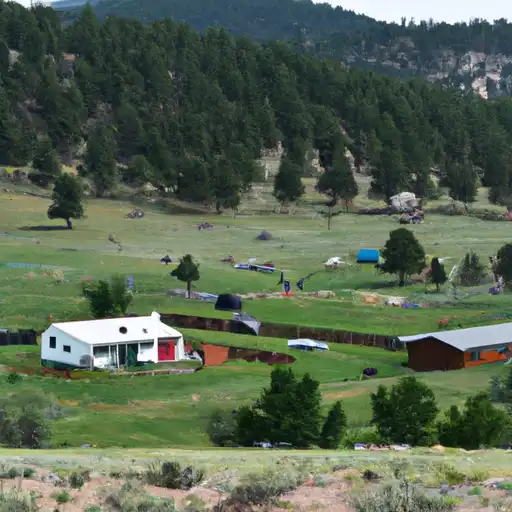 Rural homes in Custer, Colorado