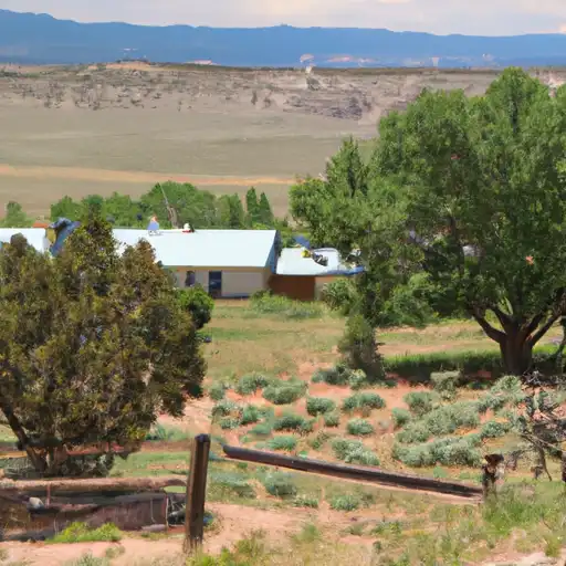 Rural homes in Dolores, Colorado