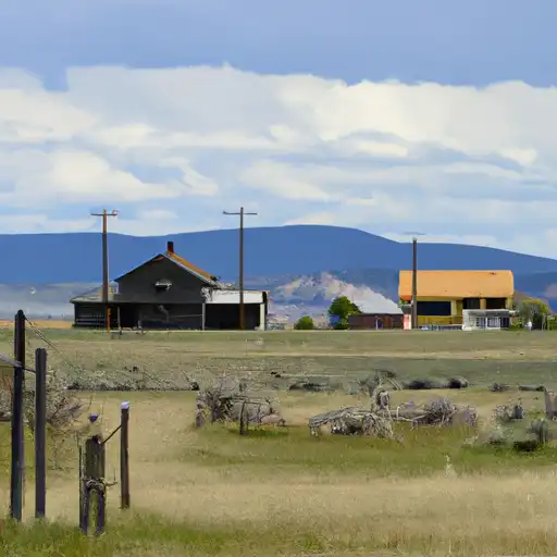 Rural homes in Fremont, Colorado
