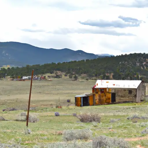 Rural homes in Jackson, Colorado