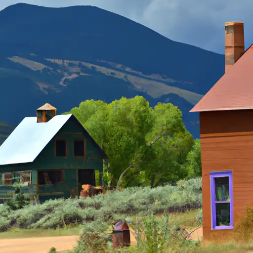 Rural homes in Jefferson, Colorado