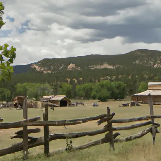 Rural homes in Kiowa, Colorado