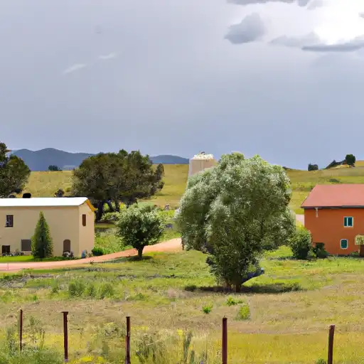 Rural homes in Las Animas, Colorado