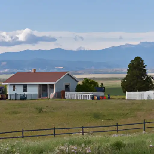 Rural homes in Montrose, Colorado