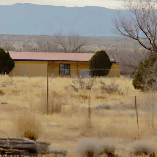 Rural homes in Rio Grande, Colorado