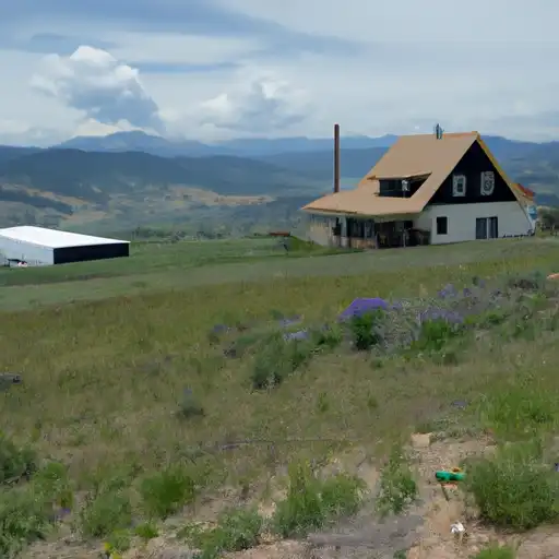 Rural homes in Routt, Colorado
