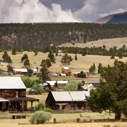 Rural homes in San Juan, Colorado