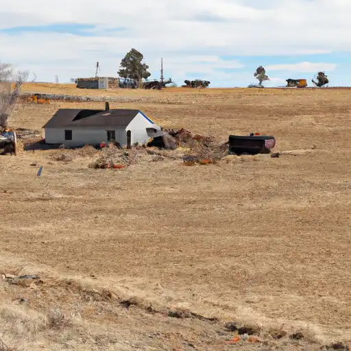 Rural homes in Yuma, Colorado