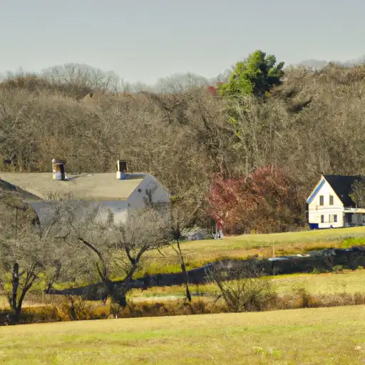 Rural homes in Middlesex, Connecticut