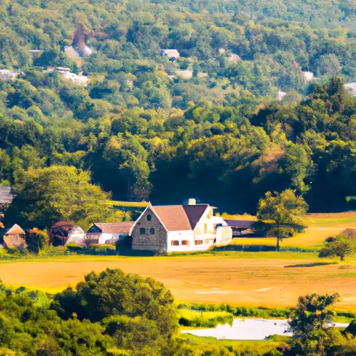 Rural homes in Windham, Connecticut