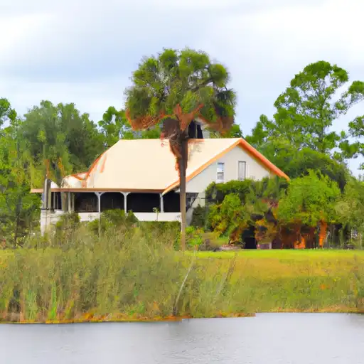 Rural homes in Brevard, Florida