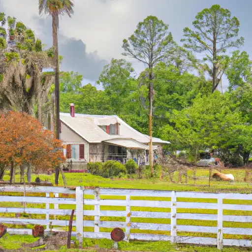 Rural homes in Calhoun, Florida