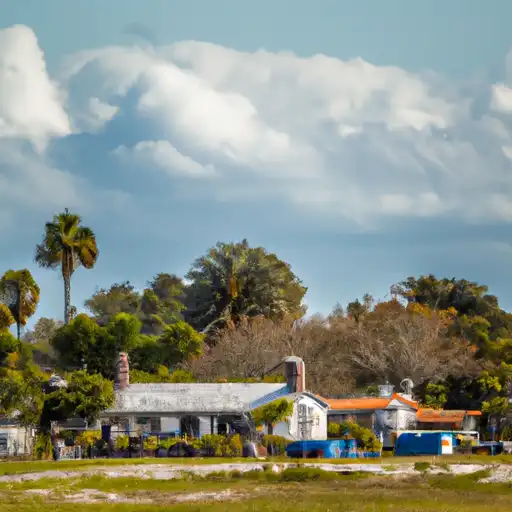 Rural homes in Charlotte, Florida