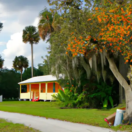 Rural homes in Dixie, Florida