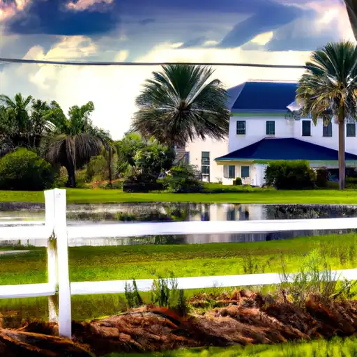 Rural homes in Glades, Florida