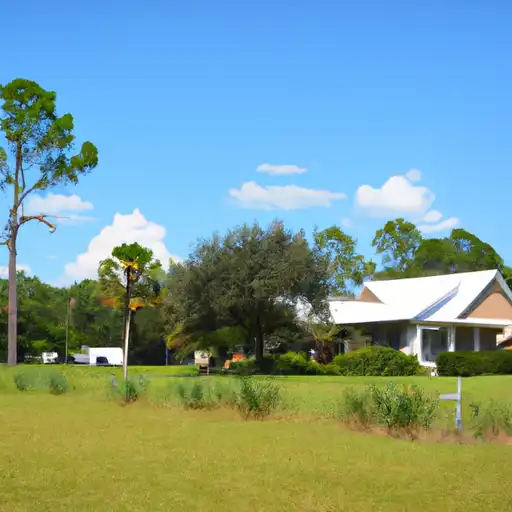 Rural homes in Lake, Florida