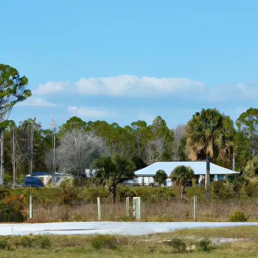 Rural homes in Okaloosa, Florida