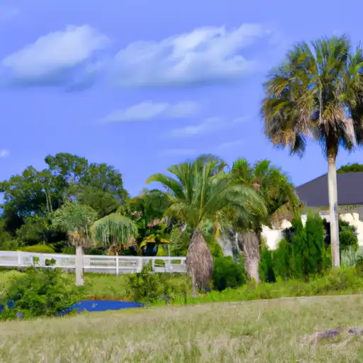 Rural homes in Orange, Florida