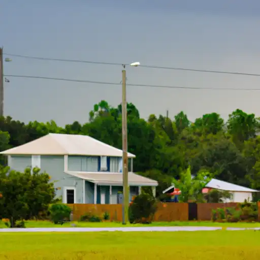 Rural homes in Polk, Florida