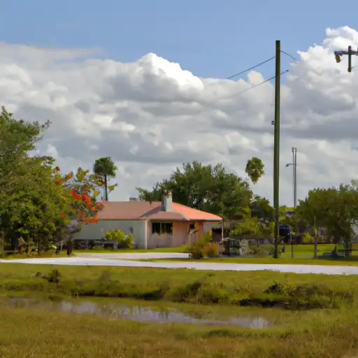Rural homes in Saint Lucie, Florida