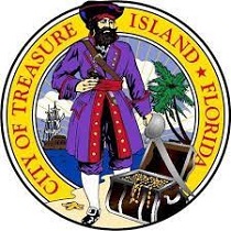 City Logo for Treasure_Island
