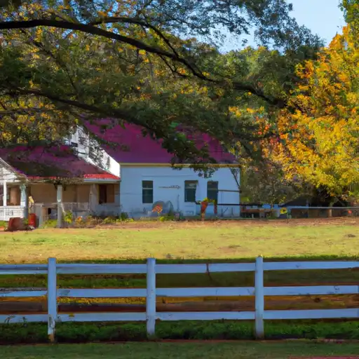 Rural homes in Calhoun, Georgia